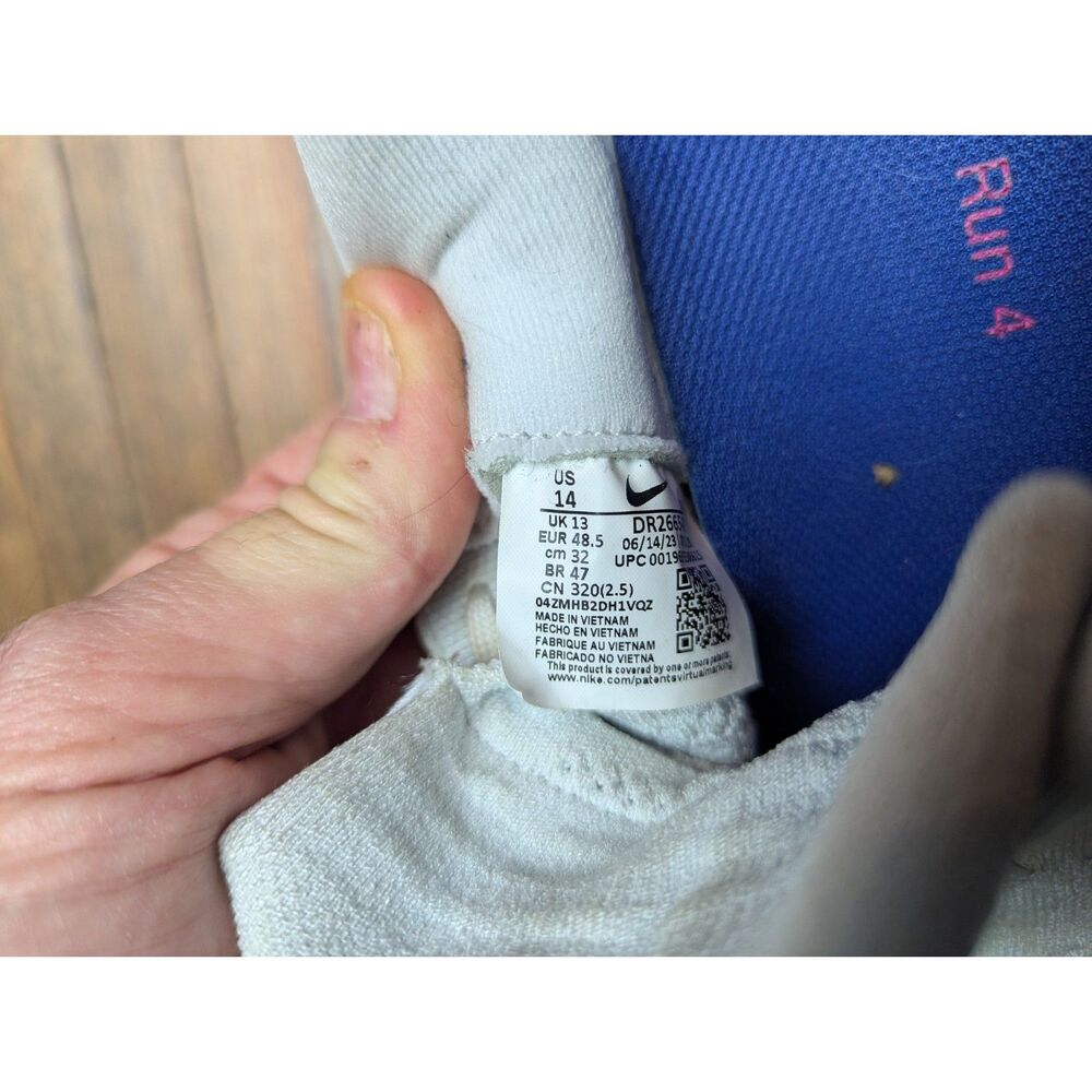 Nike React X Infinity Run 4 White Size 14 (EU 48) - Picture 2 of 6